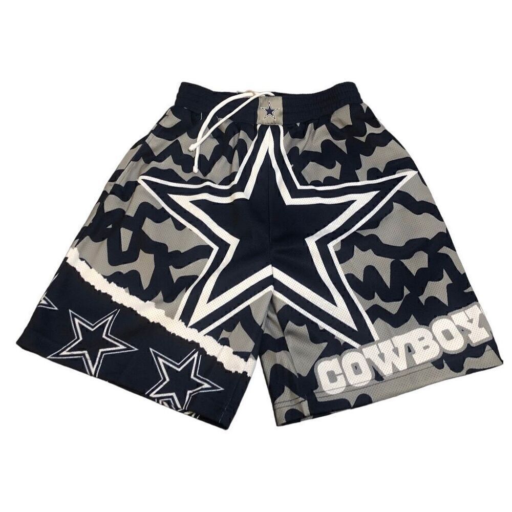 Mitchell & Ness Dallas Cowboys Jumbotron Sublimated Shorts Men’s Size Medium